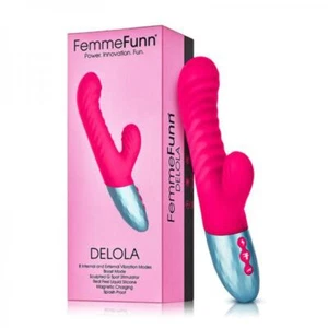 Femmefunn Delola Rabbit Vibrator Pink - Picture 1 of 1