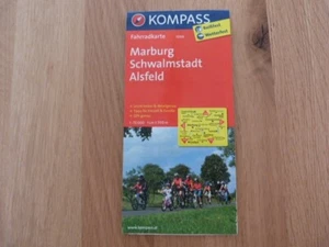 "KOMPASS Fahrradkarte Marburg Schwalmstadt Alsfeld", 1:70.000, 2012 - Bild 1 von 6