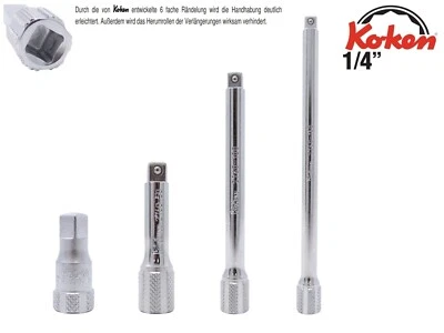 KO-KEN Koken 1/4" Verlängerung von 28mm bis 600mm