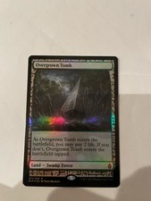 🔥 MTG BFZ Overgrown Tomb EXPEDITION full art FOIL near mint NEVER PLAYED