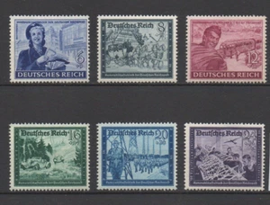 Deutsches Reich, Michel Nr. 888 - 893 (Kameradschaftsblock) tadellos postfrisch. - Bild 1 von 1