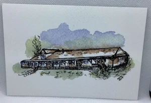 Postcard Art Susan Lupo Dawson Creek NAR Station Museum BC Canada E161 - Imagen 1 de 2