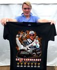 Retro Vtg 90S D.Earnhardt Nascar Cup Series Signature T-Shirt Black Gift Fans Ra