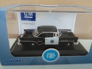 OXFORD 1955 BUICK CENTURY CALIFORNIA HIGHWAY PATROL CHP 1/87 HO - Picture 1 of 6