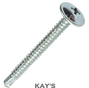 BAYPOLE SELF DRILLING TAPPING SCREWS WAFER HEAD uPVC BAY WINDOW FIXING SCREW - Picture 1 of 5