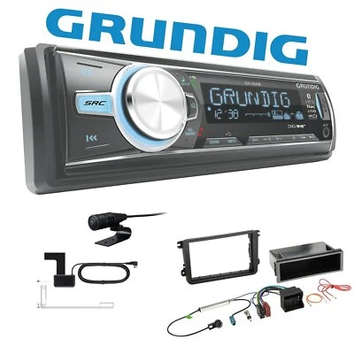Grundig 1 DIN Autoradio Bluetooth DAB+USB für Volkswagen VW Caddy III schwarz - Bild 1 von 4