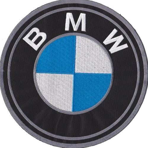 Big BMW Iron-On or Sew-On Embroidered Patch Diameter 10" (Inches) - Image 1 of 1