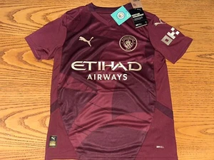 NWT - Manchester City Third Jersey 2024/2025 MCFC Puma Youth Sz Small - Picture 1 of 6