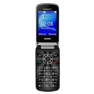 BRONDI PRESIDENT CELLULARE GSM  DUAL SIM COLORE NERO - Foto 1 di 3