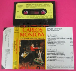 Aires Flamencos Carlos Montoya Vintage Cassette Tape 1986 by SAAR srl - Picture 1 of 1
