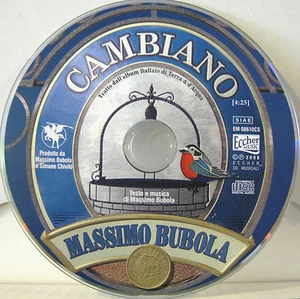 MASSIMO BUBOLA "CAMBIANO" cd's promo 1 track nuovo - Picture 1 of 1