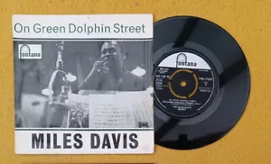 " MILES DAVIS " ON GREEN DOLPHIN STREET " RARE SUPER UK ORIGINAL FONTANA EP - Picture 1 of 7