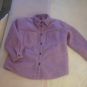Ladies Purple Shirt. Over Shirt. Fleece, Padded Shirt Size 12-14 - Picture 1 of 5