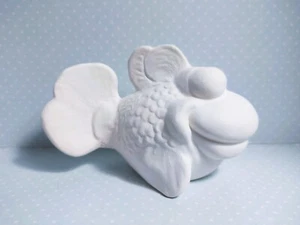 Fisch ~ Keramik Biskuit fertig bemalt - Bild 1 von 5