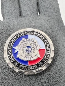 Dallas County Schools Police Department Duncanville TX 2012 Challenge Coin - Picture 1 of 3