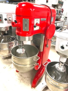 Mixer/ Hobart H-600T 60 Qt Mixer Red /w/t Attachments/ 208V-1F-9A /Single Phase - Picture 1 of 18