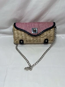 Charming Charlie Purse Crossbody Barrel Organic Recycled 100% Cornhusk Body - Picture 1 of 11