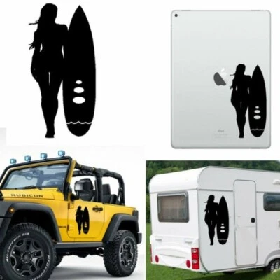 AUFKLEBER JOSELUIS Mädchen Surf, Vinyl Aufkleber Version V2