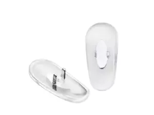 Replacement Clear Silicone Crimp On Nose Pads for Ray Ban Aviator Sunglasses - Picture 1 of 1
