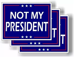 3er-Pack Eco Not My President Trump Biden Harris Stoßstange Magnet 4 Zoll x 3 Zoll - Bild 1 von 6