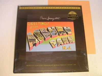 Bruce Springsteen GREETINGS FROM ASBUY PARK NJ Mobile Fidelity SUPER VINYL New - Image 1 of 4
