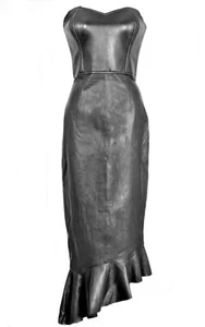 Lederkleid Corsagenkleid POMPÖÖS in ECHTLEDER im Größe S, - Bild 1 von 12