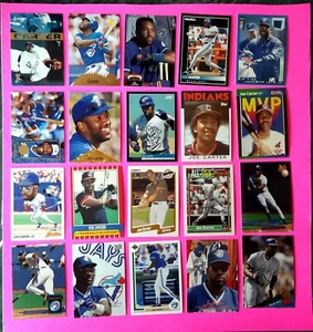 LOT 20 VERSCHIEDENE BASEBALL JOE CARTER EX/NM - Bild 1 von 9