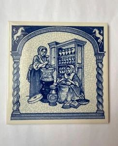 Delft Blue Pharmacy Ceramic Tile - Free Shipping! - Picture 1 of 3