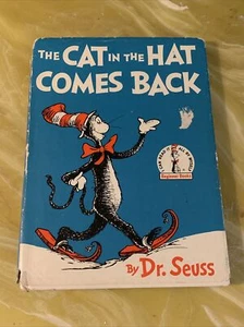 Dr Seuss Cat in the Hat Comes Back 1958 Hardcover With Dust Jacket 195/195 - Bild 1 von 5