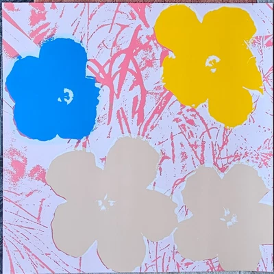 Andy Warhol Mohnblumen Sunday B. Morning Siebdruck 11,70 Pop Art, COA - Bild 1 von 4