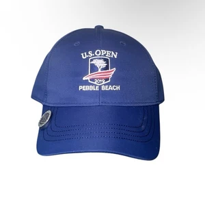 US Open Pebble Beach Golf 2019 Mütze Cap Strapback Blue Ahead mit Pin - Bild 1 von 6