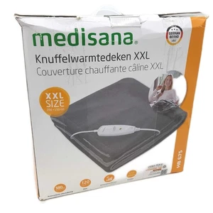 Medisana HB675 Kuschelheizdecke XXL 4 Stufen 200x150cm Grau Dunkelgrau  - Defekt - Bild 1 von 5