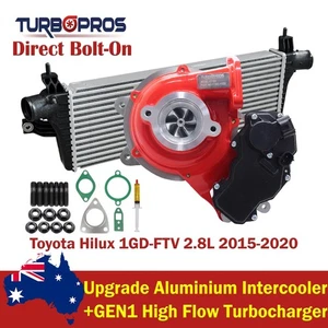 GEN1 High Flow Turbo Charger With Intercooler For Toyota Fortuner 1GD-FTV 2.8L - Bild 1 von 11