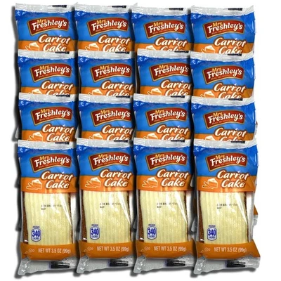 TRIBECA CURATIONS Mrs. Freshley's Iced Carrot Cake Value Pack 16 Count