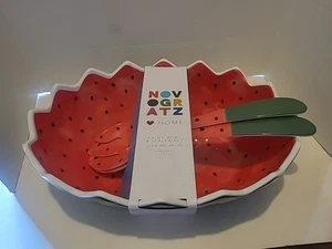 Juego de 3 cucharas para ensaladera de frutas y melamina sandía picnic playa barbacoa  - Imagen 1 de 7