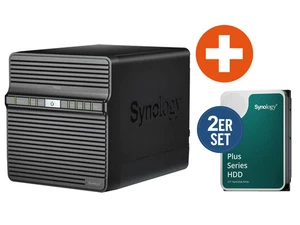Synology DS423 NAS System 4-Bay 8 TB inkl. 2x 4 TB Synology HDD HAT3300-4T - Bild 1 von 9