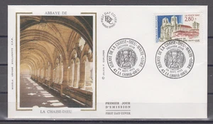 FRANCE : 1993 MINT FDC - SCOTT # 2357 ABBEY LA CHAISE-DIEU - Picture 1 of 1