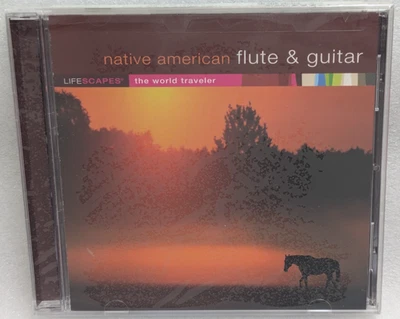 Native American Flute Guitar Lifescapes The World Traveler (CD 2007 Compass) NEW - Image 1 of 4