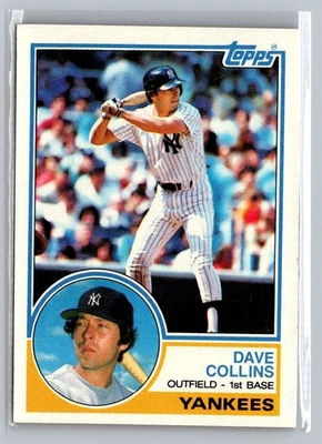 1983 Topps #359 Dave Collins - Image 1 of 2