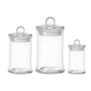  3 Pcs Tea Coffee Sugar Canisters Kitchen Storage Jars Grains Condiment Holder - Picture 1 of 12