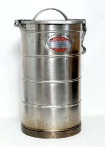 Vintage AerVoid Thermal Food Carrier #401 5 Gallon Stainless Steel Vacuum Can Co - Picture 1 of 8