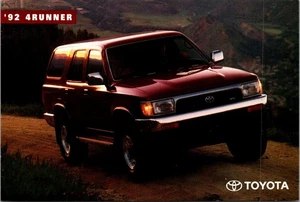 Toyota 4runner 1992 automóvil 4x6 postal publicitaria - Imagen 1 de 2