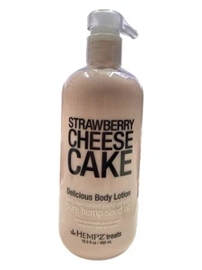 Hempz Treats Fragola Cheesecake Lozione Corpo 16,5 fl. oz. Nuovo - Foto 1 di 2