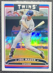 Topps 2006 refractor cromado #24 - Joe Mauer Minnesota Twins - Imagen 1 de 2