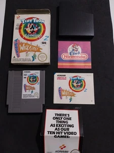 TINY TOON ADVENTURES 2 TROUBLE IN WACKLAND NINTENDO NES PAL A ITA GIG COMPLETO - Imagen 1 de 15
