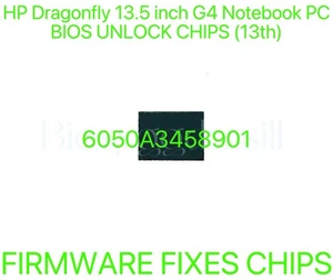 SSS HP Dragonfly 13,5 Zoll G4 Notebook, ADMIN NO PASSWORD BIOS CHIP 6050A3458901 - Bild 1 von 2