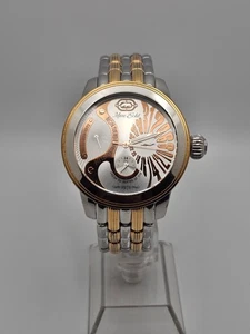 Marc Ecko 1972 Para Hombres Acero Inoxidable Plata Cobre Esfera Sunburst Analógico Fecha Día WR50M - Imagen 1 de 20