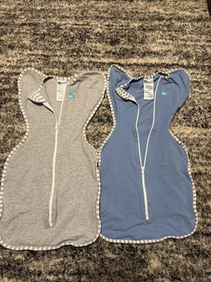 Paquete Love To Dream Swaddle UP azul y gris Foto 1 de 2