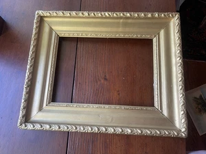 Antique Gold Gesso Picture Frame 19thC Victorian Edwardian Rope Twist Ornate 189 - Picture 1 of 8
