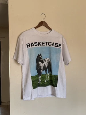 Basketcase Gallery 9.5oz Heavyweight White Tee Born To Expire Graphic Size M - Image 1 of 4